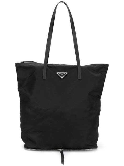 prada tote bag with zipper|Prada foldable shopping tote.